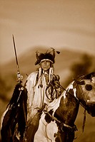 Native American Riding on Horseback Re-enactment Model Released
