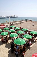 Cafe at Brighton Beach Sussex