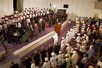 Harlem Mass,Gospel at Greater Refuge Temple Church,New York City, USA