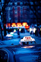 Taxi, Paris, France