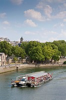 Travel boat on Seine, Paris, France