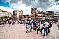 Downtown in Colombia´s capital, Bogota
