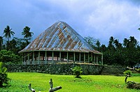 Traditional samoan fale Fale tele, where the elders gather for discussion