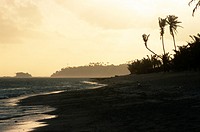 Empty Lalomanu Beach in Samoa