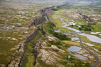 Mid-Atlantic Ridge Fault Line, Thingvellir National Park, Iceland