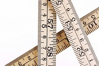 ruler with metric and inch system