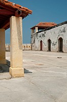 San Jose Battery courtyard Spanish fort-1753, Baru island, Cartagena de Indias, Bolivar Department,, Colombia, South America