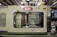 A plastics molding injection machine in Hudson, Colorado, USA