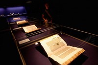The rare 42 lines bible in the Gutenberg museum, Mainz, Germany, Europe