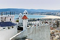 View of Tangier from Medina, Tangier, Morocco, North Africa