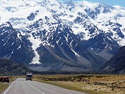 Mount Cook Road and Truck