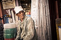 older man in hardware, Marrakech, Morocco