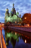The Church of the Savior on Blood, also called the Resurrection church, Saint Petersburg, Russia