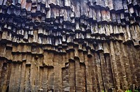 Basaltic columns at Svartifoss, Iceland
