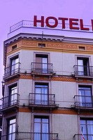 Hotel, Gothic Quarter, Barcelona, Catalonia, Spain