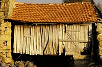 Old traditional house at Castro Laboreiro, Peneda Geres National Park, Melgaco, Braga, Minho, Portugal