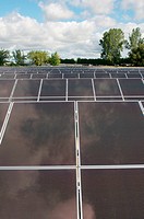 Detail of solar panels