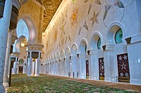 Sheikh Zayed Mosque in Abu Dhabi city, United Arab Emirates
