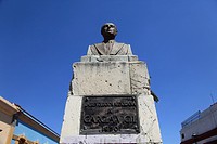 Statue of Revolution Leader Manuel Garcia Vigil, Oaxaca City, Oaxaca, Mexico