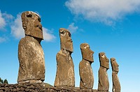 Ahu Akivi, Rapa Nui, Easter Island, Chile