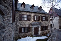 Traditional house of stone and wood Artíes, Vall d´Aran