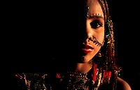 Hindu girl dressed as a bride. In Rajasthan, India, child marriage is common particularly in villages. Many boys and girls are married when they are l...