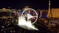 Fountain at the Bellagio hotel, Las Vegas, Nevada, USA