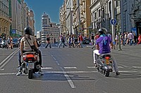 GRan Via Street, Madrid