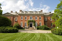 Washington DC, USA, the Georgetown area, known for its shopping and historic brick homes Estate known as Dumbarton Oaks.