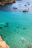 Spain, Balearic Islands, Ibiza, Cala Salada Beach