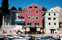 Small touristic town Veli Losinj on Losinj island, Adriatic sea, Croatia