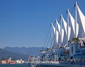 Canada Place situated on the Burrard Inlet waterfront of Vancouver is the home of the Vancouver Convention Center and the Pan Pacific Vancouver Hotel