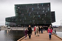 The opening of Harpa Concert Hall and Conference Centre, Reykjavik Iceland