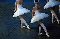 Ballet dancers performing Swan Lake