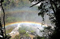 Argentina. Misiones. Iguazu Falls, general view. UNESCO World Heritage