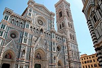 Santa Maria del Fiore known as il Duomo and campanile  Piazza del Duomo  Florence, Tuscany, Italy, Europe.