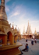 Shwedagon pagoda, Rangoon, Burma