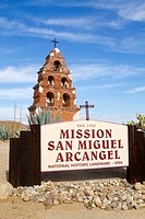 Historic Mission San Miguel in California USA