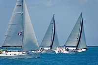Sailboat regattas  British Virgin Islands.