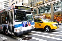 New York City Public Transportation M1 Bus, Manhattan, New York City, USA