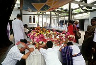 Aravind samadhi in Sri Aurobindo Ashram in Pondicherry,Puducherry, Union Territory of India