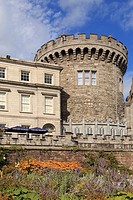 Dublin, Republic of Ireland, Eire, Europe  The 13th century Record Tower the only remaining part of original medieval Norman castle is now the Garda m...