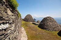 1000 years old remains from monastery so called ´beehives´ at Skellig Michael, Ireland