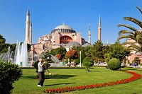 St  Sophia, Aya Sofya or Hagia Sophia  West view  UNESCO World Heritage