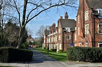 Meadway Court apartments in Meadway, Hampstead Garden Suburb NW11, London, UK