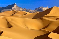 Dunes; Scenery; Libyan Desert; Libyan Arab Jamahiriya.
