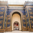 Ishtar Gate of Babylon, Pergamon Museum, Museum Island, Berlin, Germany, Europe.