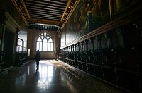 Corridor in Palazzo Ducale, Venice, Italy