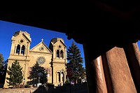 The Cathedral Basilica of St. Francis of Assisi. Santa Fe. New Mexico. USA.