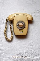 Old telephone.